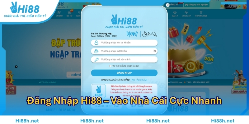 Đăng Nhập Hi88 – Vào Nhà Cái Cực Nhanh, Chơi Cái Gì Cũng Mượt